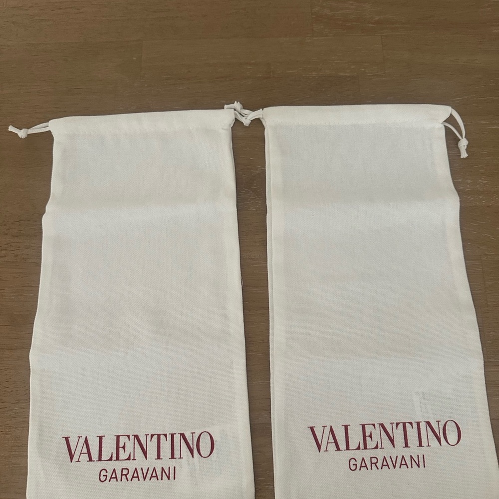 Valentino Garavani White Shoe Dust Bags